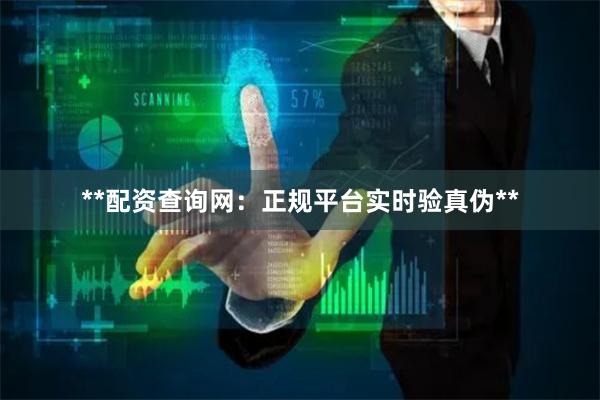 **配资查询网：正规平台实时验真伪**